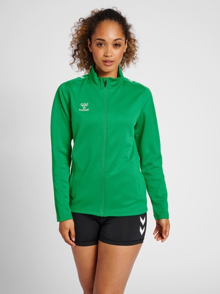 Damen Trainingsjacke Hummel Core XK Poly Zip - Grün